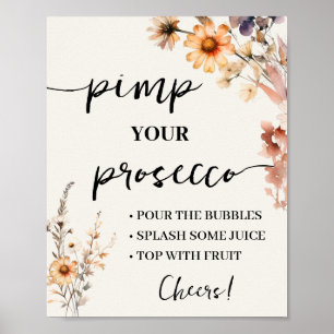 Affiche Fleurs sauvages d'automne Pimp votre Mariage de po