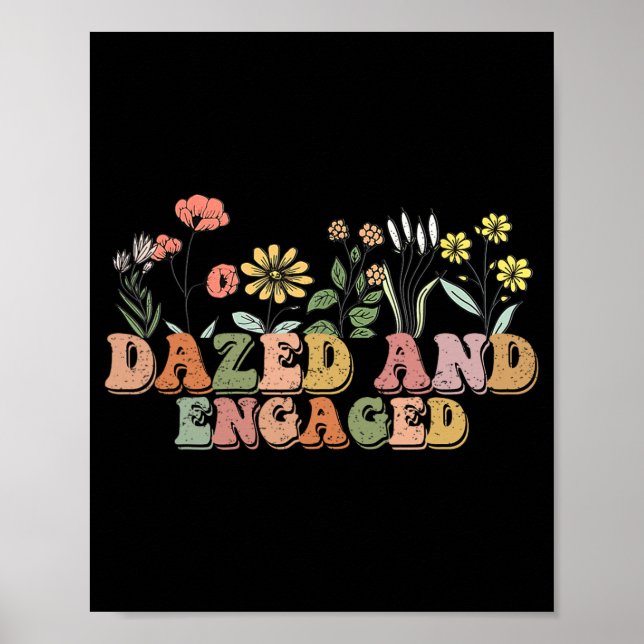 Affiche Fleurs sauvages De La Fête De Bachelorette Dazés E (Devant)