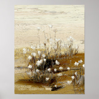 Affiche Fleurs sauvages de prairie sablonneuse #3 – Art bo
