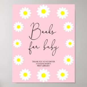 Affiche Fleurs sauvages Marguerites - livres pour bébé