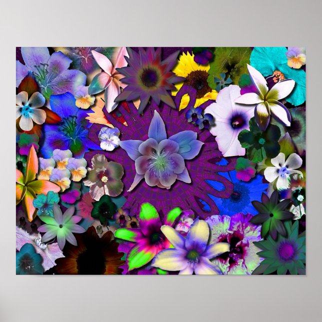 Affiche Fleurs sauvages - plus petites (Devant)