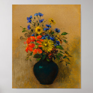 Affiche Fleurs sauvages vintages