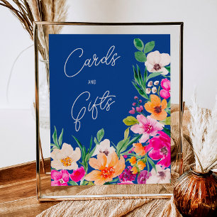 Affiche Fleurs sauvages vives et vives bienvenue douche nu