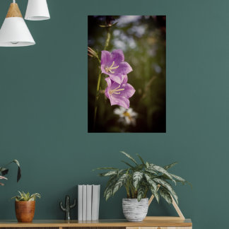Affiche Fleurs Sombres Romantiques – Fantaisie Botanique B