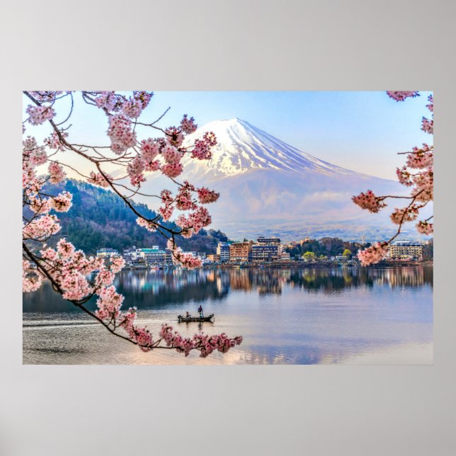Affiche Fleurs | Spring Cherry Blossoms Japon (Devant)