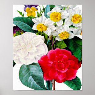 Affiche Fleurs vintages