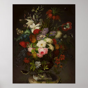 Affiche Fleurs vintages Henryka Beyer