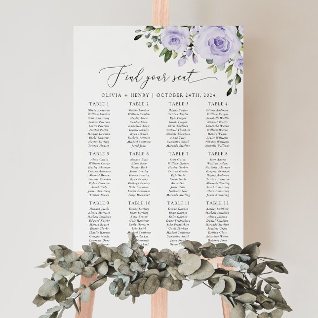 Affiche Fleurs violettes, fleurs de lilas, Bohème, Plan de (Créateur téléchargé)