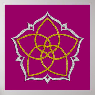 Affiche FLEUVE DE VENUS / FLEUVE D'OR DE Venusblume Lotus