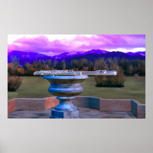 Affiche Flexibilité sur le vase de marbre 2c