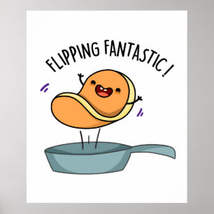 Affiche Fliastic Funny Pancake Pun