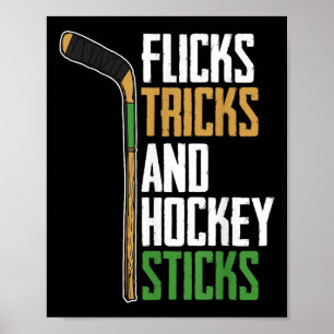 Affiche Flicks Tricks And Hockey Sticks - Hockey sur gazon