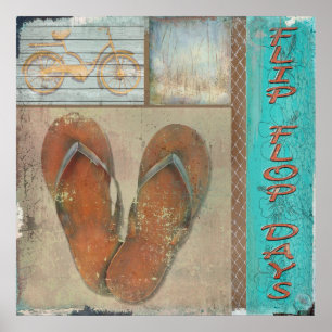 Affiche Flip Flop Days, Copyright Karen J Williams