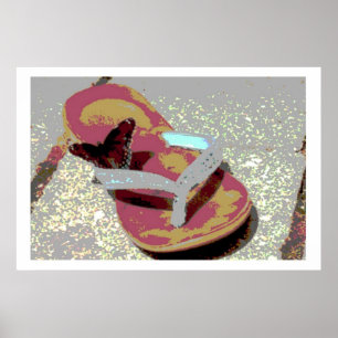 Affiche Flip Flop et Butterfly