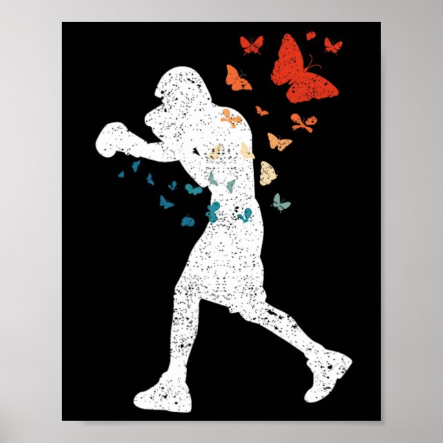 Affiche Float Comme Papillon Sting Bee Boxer Love Boxer S (Devant)