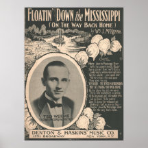 Floatin de 1924 dans le Mississippi