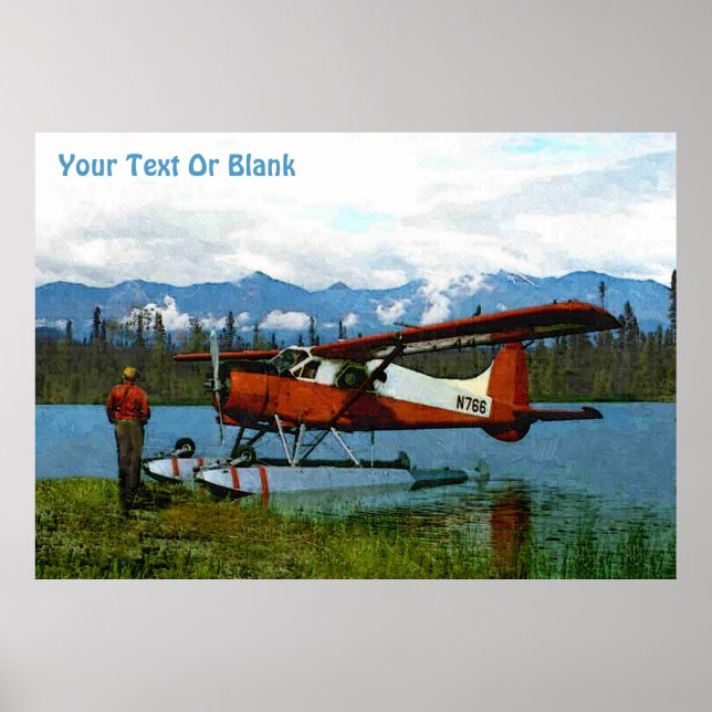 Affiche Floatplane De Havilland Beaver (Devant)
