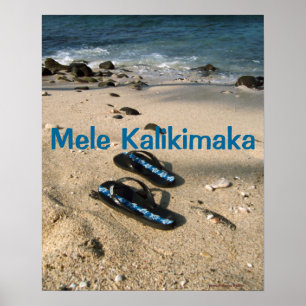 Affiche Flops à lèvres de Mele Kalikimaka