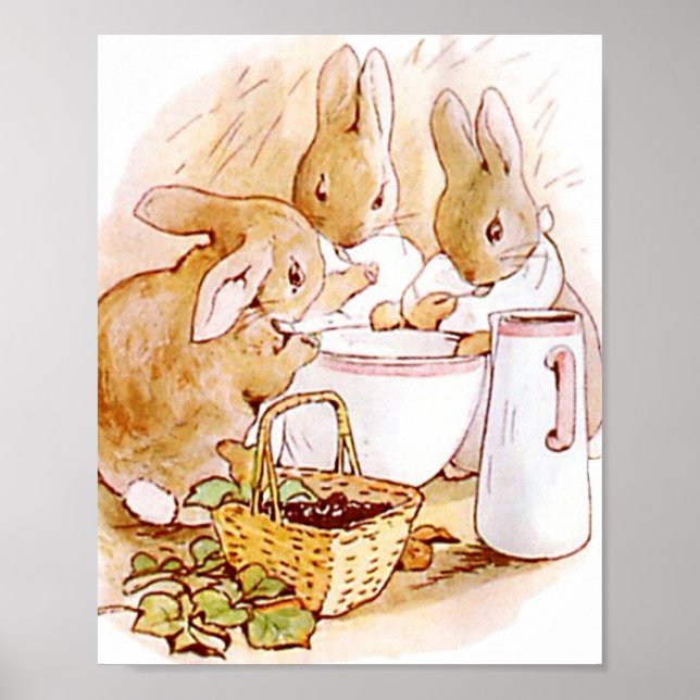 Affiche Flopsy Et Cottontail Beatrix Potter (Devant)