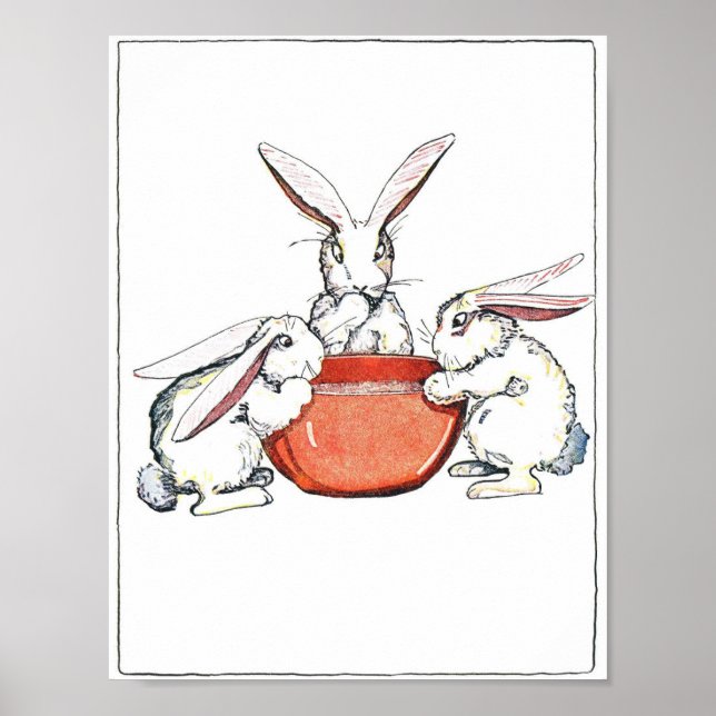 Affiche Flopsy, Mopsy et Cotton Tail (Devant)