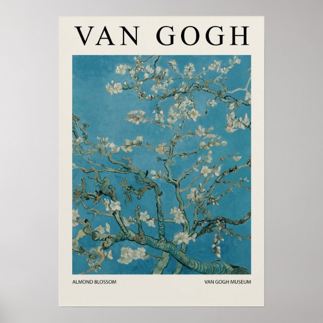 Affiche Floraison d'amandier (Devant)