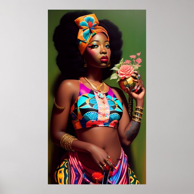 Affiche Floraison Florence - Ken Gage Art (Devant)