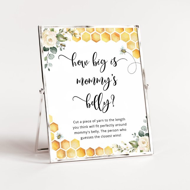 Affiche Floral abeille quelle taille est l'affiche de jeu  (Créateur téléchargé)