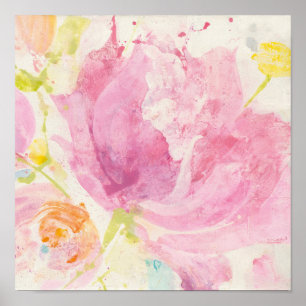 Affiche Floral abstrait de ressort