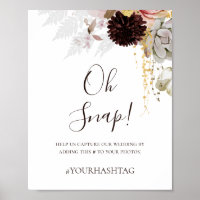 Floral flush moderne | Hashtag Mariage Oh Snap