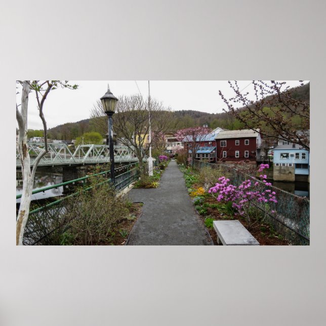 Affiche Floral Footbridge (Devant)