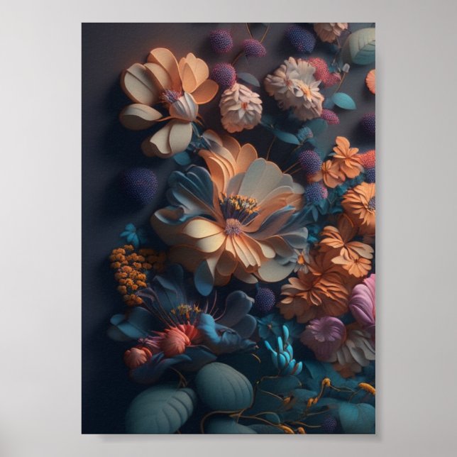 Affiche Floral Frenzy (Devant)