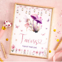 Floral Garden Fairy Faveurs S'Il Vous Plaît Prendr