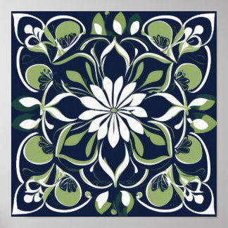 Affiche Floral - Impression, Matt