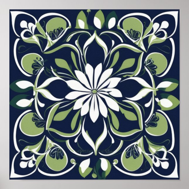 Affiche Floral - Impression, Matt (Devant)