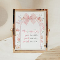Floral Pink Bow Baby in Bloom Maman Osa Bar