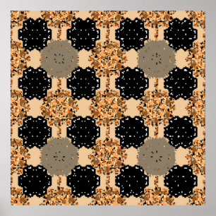 Affiche Floral sweet seamless background. Pretty vintage f