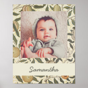 Affiche Floral vintage William Morris Fruit Art Nouveau