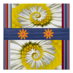 Affiche florale