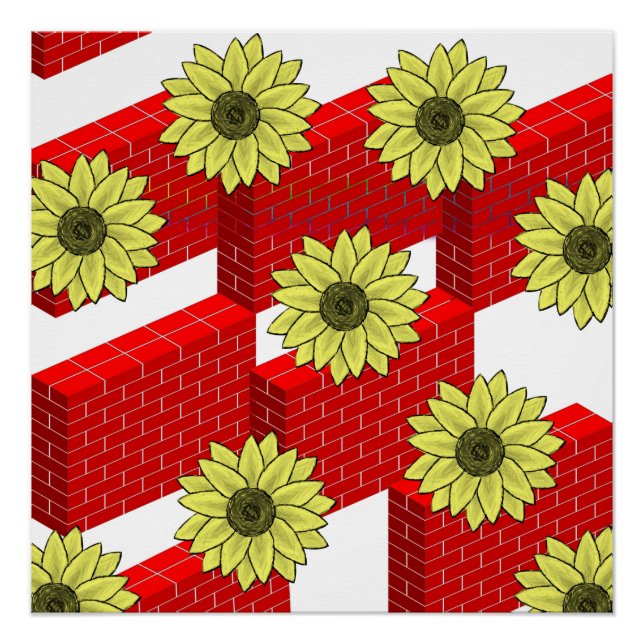 Affiche florale (Devant)