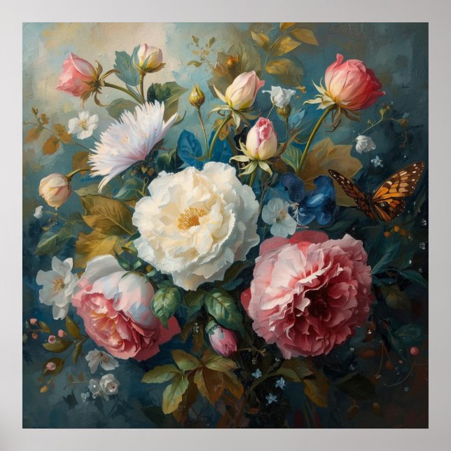 Affiche Florale à profusion  (Devant)