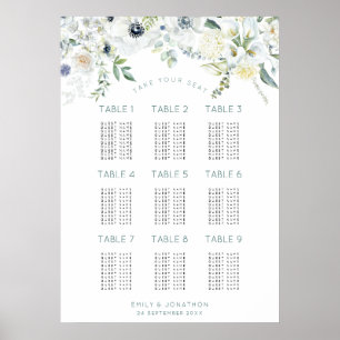 Affiche Florals Eucalyptus 9 Tableaux 90 Places assises