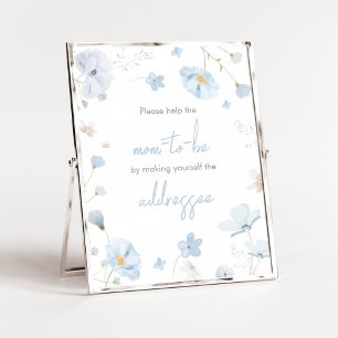 Affiche Flore Bleu Printemps Baby in Bloom Enveloppe Stati