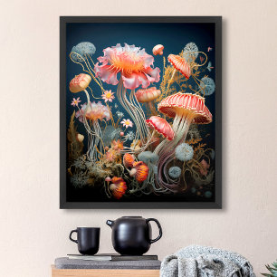 Affiche Flore botanique vintage illustration rétro antique