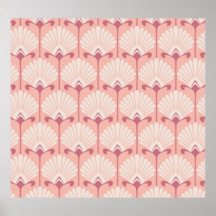 Affiche Flore classique : Motif Vintage sans couture