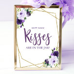 Affiche Flore d'or violet Combien de baisers signe<br><div class="desc">Flore d'or violet Combien de baisers signe</div>