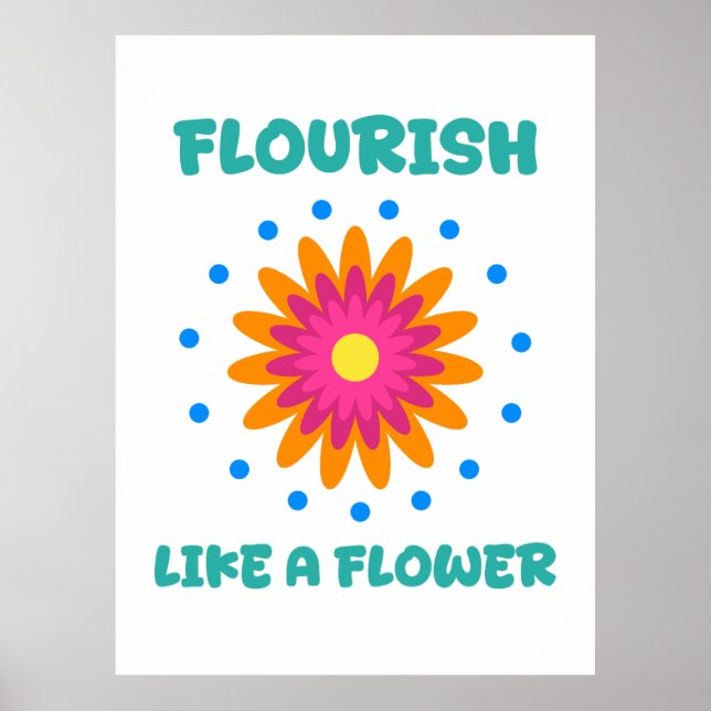 Affiche Florece como una flor (Devant)