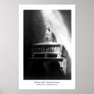 Affiche Florence 2001 - À l'intérieur du Duomo