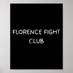 Affiche Florence Fight Club Thème Pour Mixed martial art E