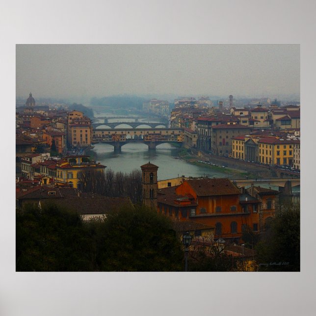 Affiche Florence Italie (Devant)