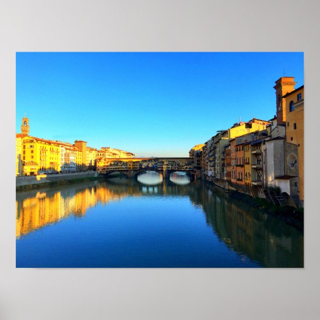 Affiche Florence, Italie - Ponte Vecchio (Devant)